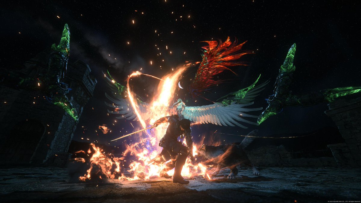 More of the battle with Benedikta. #FF16 #FinalFantasyXVI