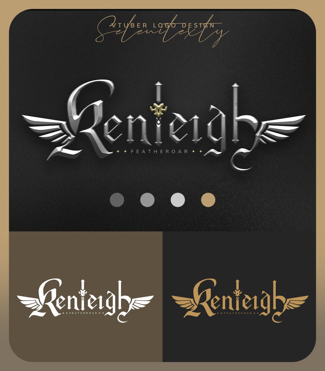 ˚ ˗ˏˋ  Vtuber graphic design  ˊˎ˗ ˚

The logo design for Kenleigh, the coolest and most beautiful griffin. I really love the wings in this piece!

#VTuberAssets #Vtuber #VtuberTH #Kenleighftr #VtuberLogo