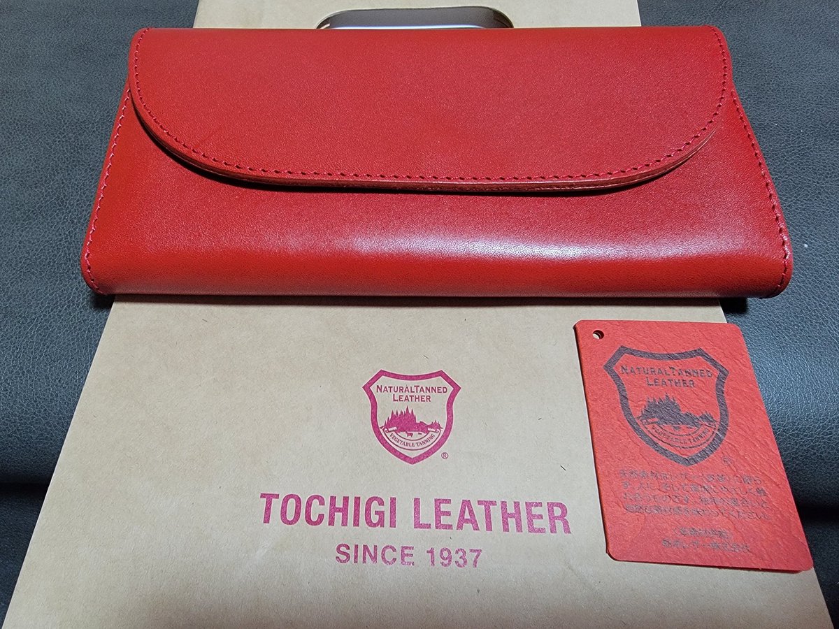 tochigiscdayo's tweet image. 仕事頑張れるように財布を購入しました💪
ずっと欲しかった財布なのよね😁👍️
大切に使います😁
店員のおねーさん親切丁寧な説明ありがとうございました🙇‍♂️

#栃木レザー