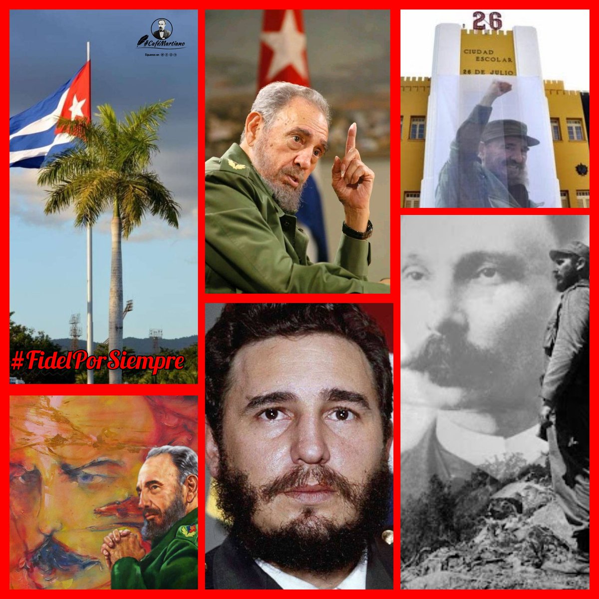 Buenos días 🇨🇺 #CaféMartiano
Antiimperialismo: #100AñosConFidel 

 ✍️"Y no cumple con su deber quien lo calla, sino quien lo dice". 

“Estados Unidos trata de utilizar sus enormes recursos mediáticos para mantener, engañar y confundir a la opinión pública mundial”. Fidel

#Cuba