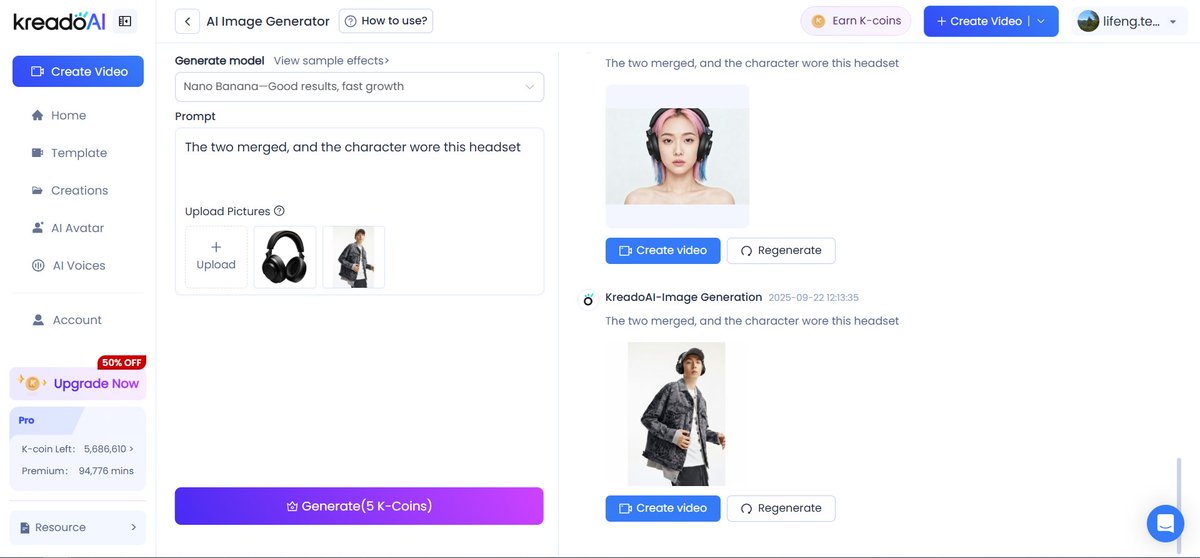 kreadoai2023's tweet image. 📸 Tired of costly product shoots?
Meet Nano Banana 🍌—KreadoAI’s AI image model that creates pro-level visuals in seconds.
Perfect for e-commerce, ads & social posts. Fast. Affordable. Stunning.
Try for free:kreadoai.com/ai-image-gener…
#NanoBanana #AIImageGenerator #Ecommerce