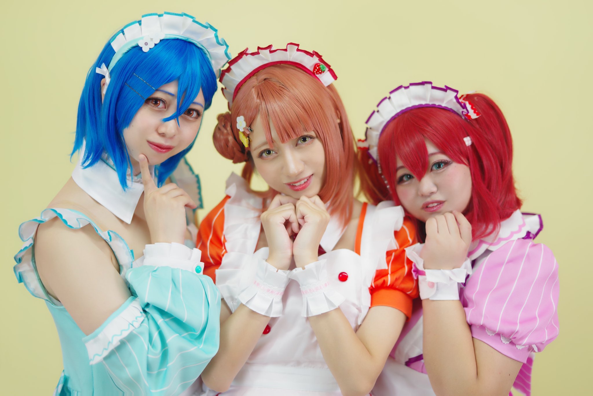 【ウィッグ付】ラブライブ　若菜四季　コスプレ　AiScReam ウィッグ付】ラブライブ 若菜四季 コスプレ AiScReam CGCOSラブライブ