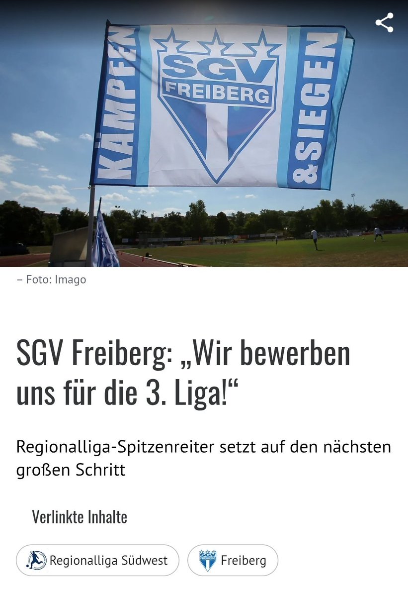 Das Fußballerlebnis der Region