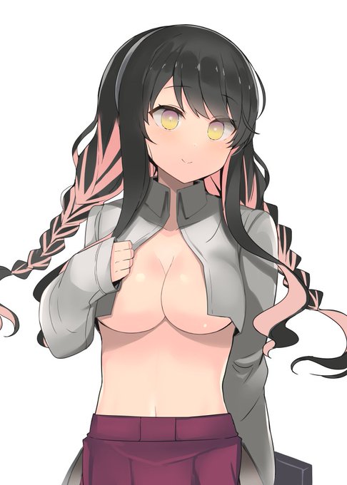 長波さんのおさげ。 #艦これ 