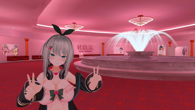 VRChat『甘園房ワールド』アップデート完了しました✨
🔽ワールドURL
https://t.co/qdNwMwDSqu
・「大広間」や「お遊戯部屋」が追加
・ベッドで寝られるように
・便利機能のタブレットを実装
・来場時などにママ先生のアナウンス
・etc.
ぜひ遊びに来てね🍼
(※VR機器が無くても楽しめます)