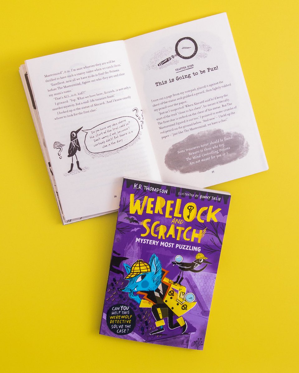 Only 2 days until Werelock &amp; Scratch Mystery Most Puzzling is published! 

Werelock &amp; Scratch need little readers aged 7 + to help them crack the case, solve puzzles, find the treasure &amp; save Gothica City! 

Order your copy &amp; join the mystery-busting fun! geni.us/xlkwlt