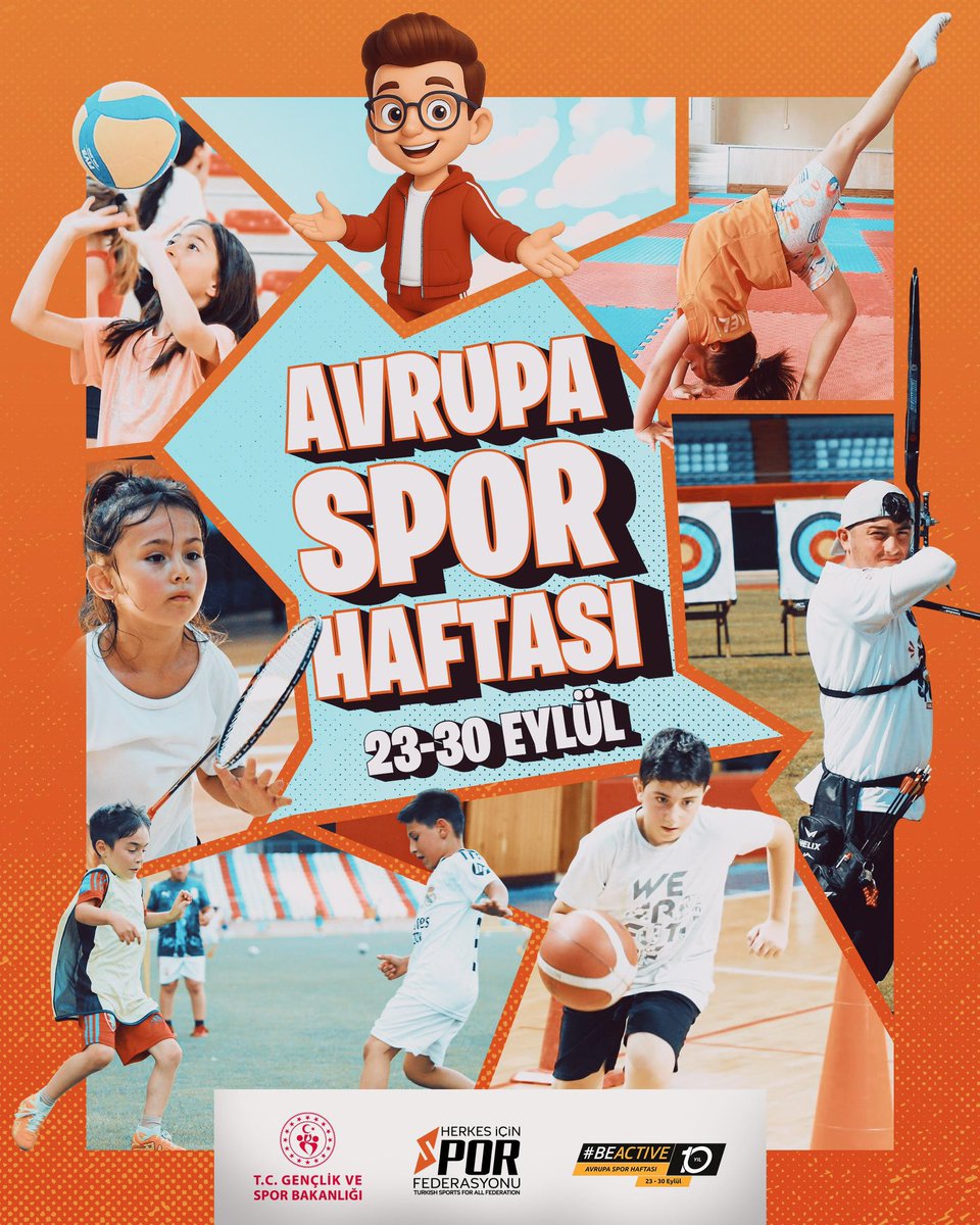 #AvrupaSporHaftası başladı!🇹🇷
81 ilde binlerce tesis, milyonlarca adım, tek bir ruh: #BeActive!⚡🏃🏻

Salonlar, parklar ve tüm spor alanlarında sizleri sporun enerjisiyle buluşmaya davet ediyoruz!🙋🏻‍♂️❤️

<a href="/hisfed/">Herkes İçin Spor Federasyonu</a>