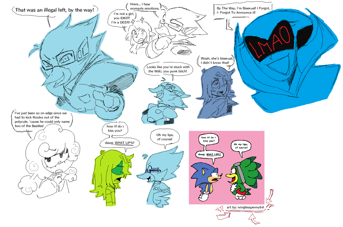 espresociopath's tweet photo. some deltarune doodles as the sonic riders snapcube fandub ft.#kerdly #DELTARUNE https://t.co/U5Z7UlvxSl