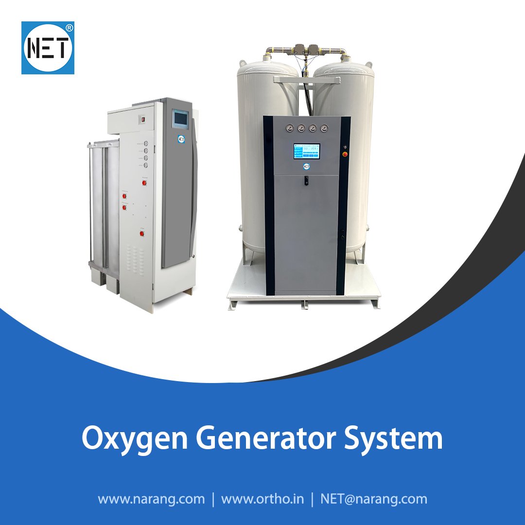 narangmedical's tweet image. Pure oxygen, powered precision. The NET Oxygen Generator System delivers 93 ± 3% medical-grade oxygen at 4-6 bar — ideal for ICU/OT use. Reliable, automatic, efficient, with capacity from 20 to 1512 LPM. 
narang.com/misc-surgical-…
#OxygenGenerator #NarangMedical #ICUCare