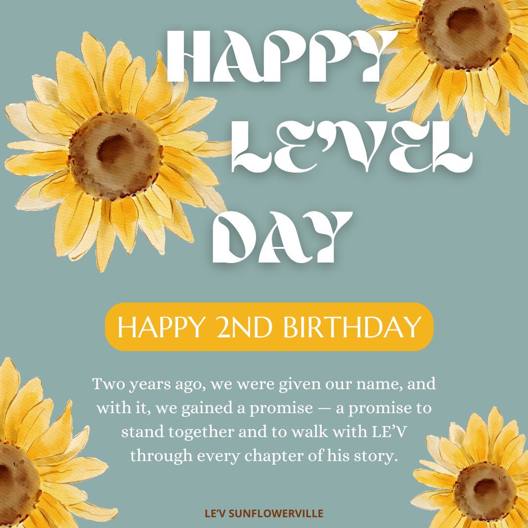 sunflowerville_'s tweet image. 💛🤍 HAPPY LE’VEL DAY🤍💛

Happy 2nd Birthday, LE’VELs! 🌻
Let’s keep walking with @LEV_Official_, always and forever. 

#HappyLEVELDay #LEVEL 
#LEV #WANGZIHAO