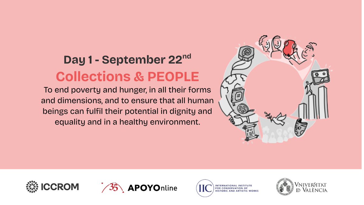 ICCROM's tweet image. Day 1 Highlights – #Collections2030 &amp;amp; Beyond✨
Theme: #Collections &amp;amp; PEOPLE 👥

🌍 The opening stressed that collections are more than the past; they’re engines for resilience, learning &amp;amp; sustainable livelihoods

🎤 Keynotes highlights:
- Collections as a matter of rights,