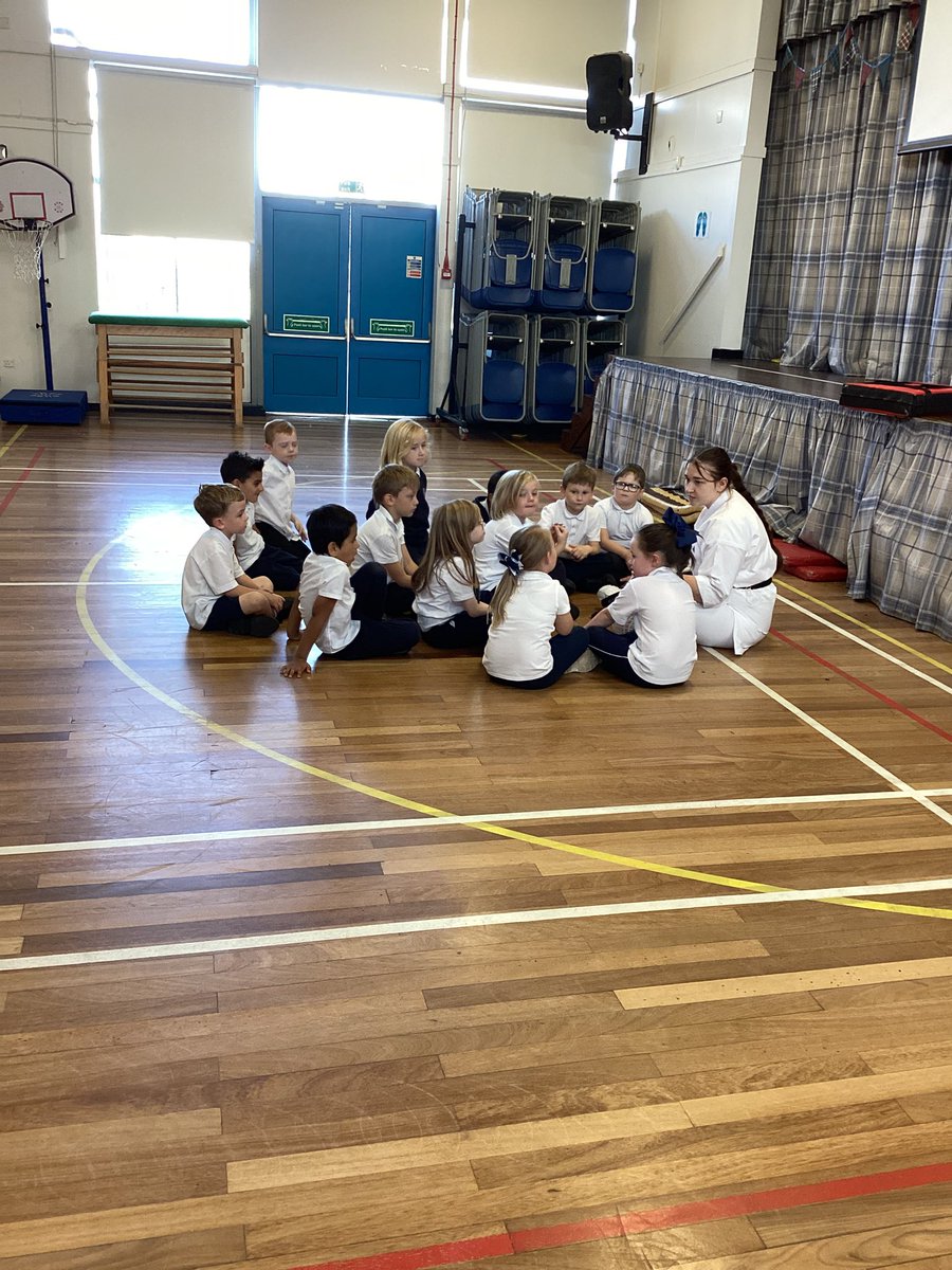 Room 4 team talk about when we can use karate moves ☺️ We know we should not use the new moves we’ve learnt today on other people. <a href="/HolytownPS/">Holytown PS & NC</a>