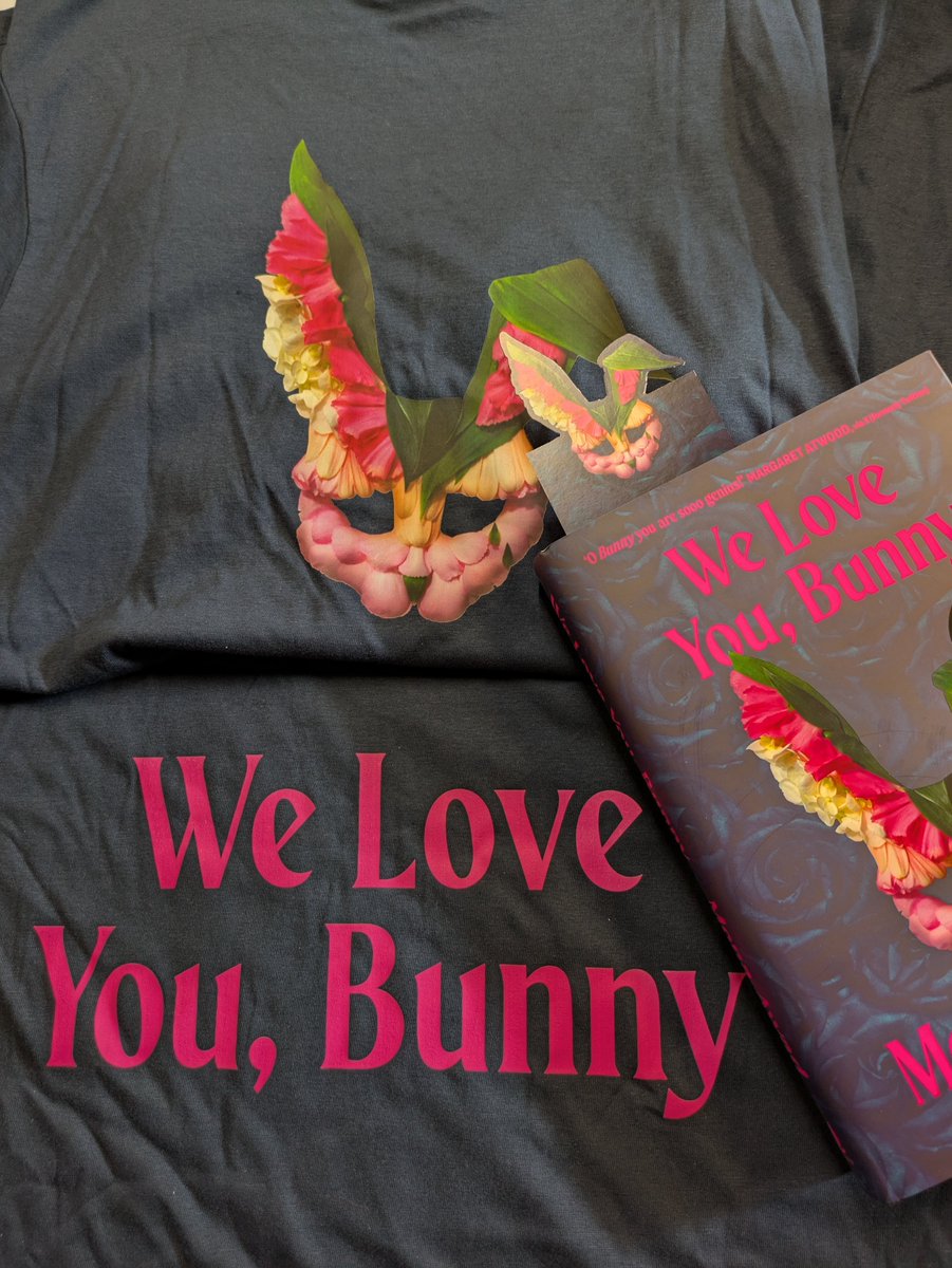 Hey, Bunny! That's right, the Bunnies are back and this time they're telling their own stories in Mona Awad's new book "We Love You, Bunny"! We've got gorgeous signed editions, plus a free t-shirt with each purchase of the book (while stocks last) so don't miss out, Bunny! 🐰💗