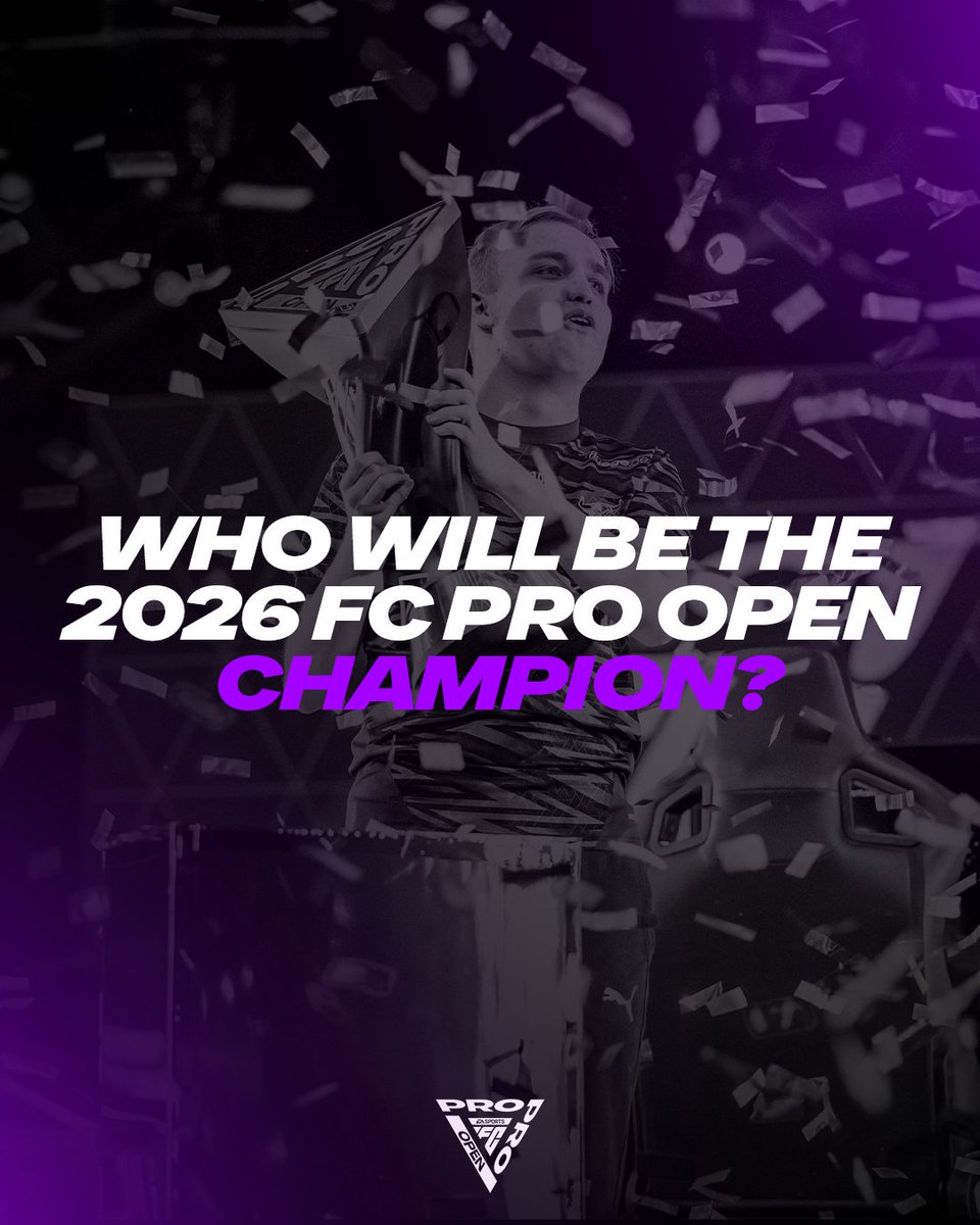 EASPORTSFCPro's tweet image. The #FCPro Open Champion will be...? 👀
#FC26