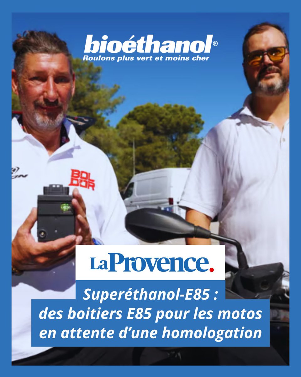 🏍 Rouler officiellement au Superéthanol-E85 en moto, bientôt une réalité.

Green Systems Automotives <a href="/team_GSA/">Green Systems Automotives</a>, une société aixoise, a développé un boitier E85 spécialement conçu pour les motos afin de rouler au Superéthanol-E85. Ce boîtier, déjà récompensé à plusieurs reprises,