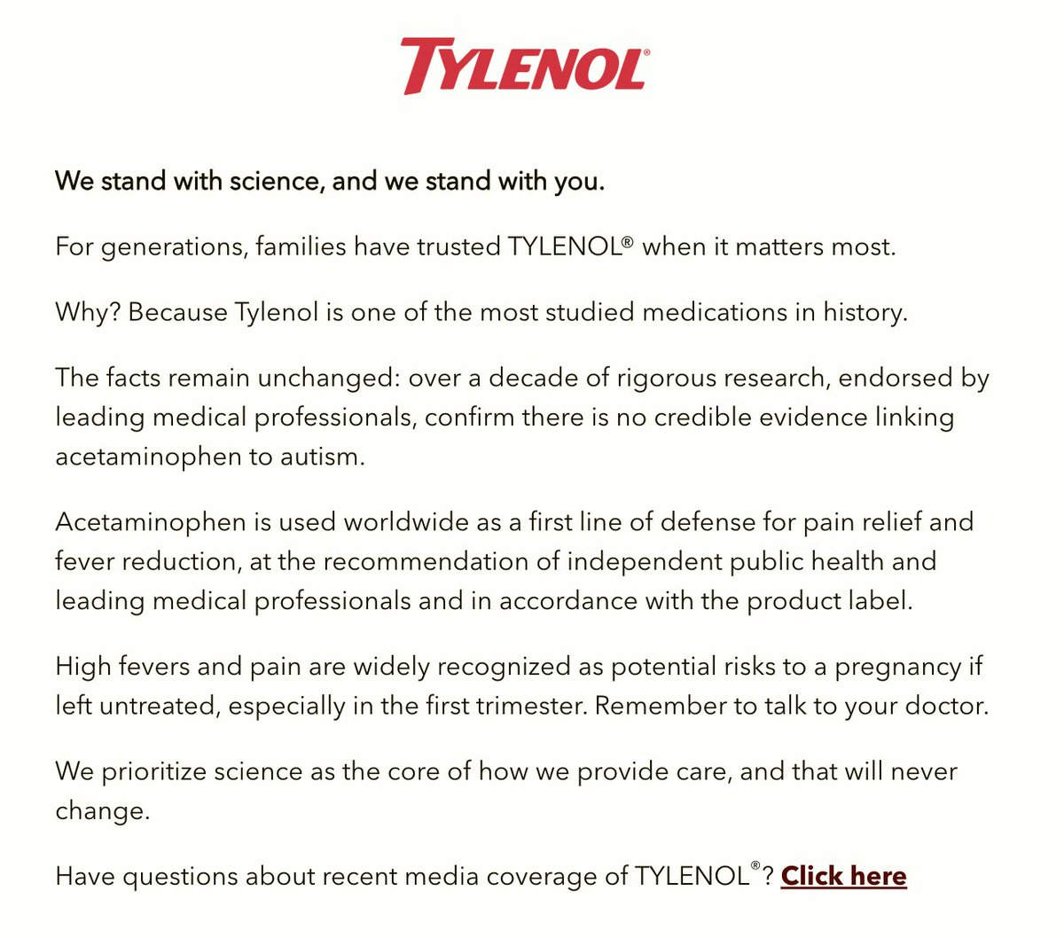 Tylenol.