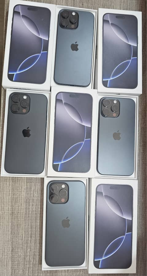 Pinkiroze1's tweet photo. 🇨🇦iPhone 16 pro max 
Factory unlocked
Mint condition
Open box 
All 100% BH 
Cc: 4, 72, 155

Price: 1.760m
#DonaldTrump #efcc #president bola tinubu
#iPhone 
#viral 
#just19 https://t.co/DxdMHDDB8u