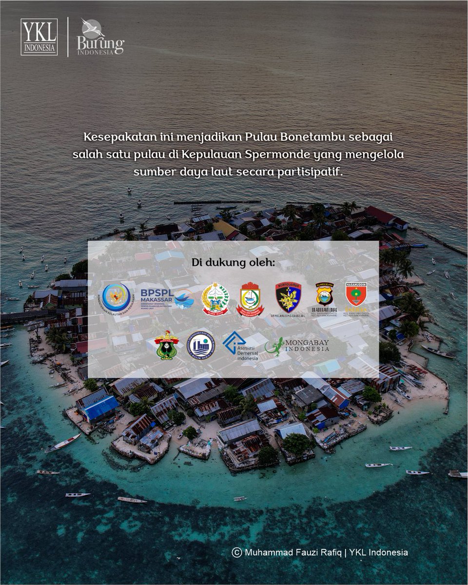 Dengan dukungan lintas pihak, masyarakat terus diperkuat melalui tata kelola yang baik, peningkatan kapasitas, dan jejaring kolaborasi.  Sebuah langkah bersama untuk laut yang lestari dan masa depan yang sejahtera.  #PulauBonetambu #BukaTutupGurita  #ProteksiGAMA #yklindonesia