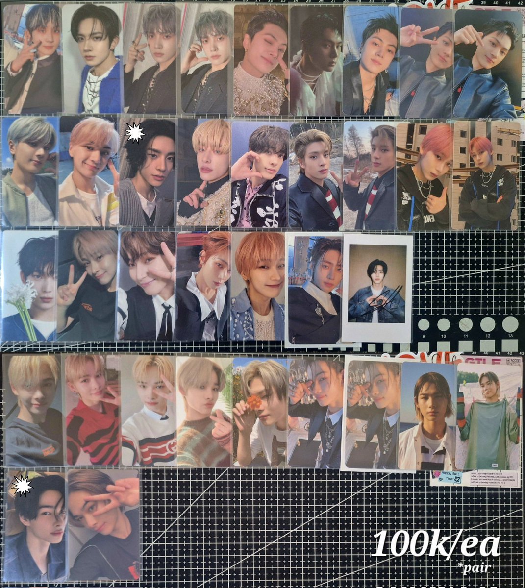 Wts want to sell / lfb

Enhypen jungwon heeseung jay jake sunghoon sunoo ni-ki

📍 Banten dom
📦 exc pack exc adm
✅ keep event
💰 negotiable
🌟 pair
💌 minbel 2 pc

Pc album pob ld bdo bdc dd da senkou mdo db ob you ru daydream du yoi wv sg pola tc enver beside unit fate yzy ggu