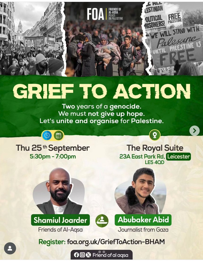 "Friends of al-Aqsa", an Islamist group entirely dedicated  to fanatical Israel hatred, is one of the six main national hate march organisers.

Here's a telling measure of the outfit. They want to hear from the poisonous extremist Abubaker Abed.

His take on antisemitism? 1/4