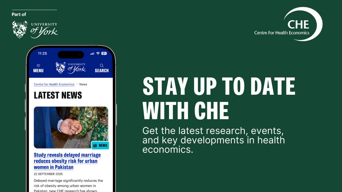 The Centre for Health Economics tweet media