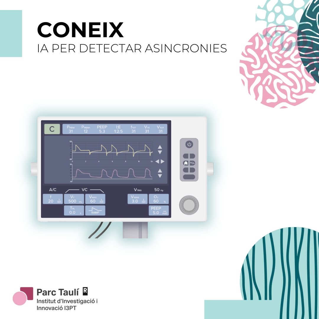 🔎 Identificar quan el pacient i el ventilador no respiren de manera sincronitzada és clau per evitar lesions pulmonars. 

👨‍💻 A la jornada de portes obertes, t'explicarem com hem desenvolupat un algoritme d’IA capaç de detectar-ho automàticament.

📅 9 d’octubre · 17.30h 
📍 I3PT