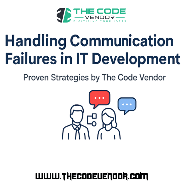thecodevendor's tweet image. 💬 𝑯𝒂𝒏𝒅𝒍𝒊𝒏𝒈 𝑪𝒐𝒎𝒎𝒖𝒏𝒊𝒄𝒂𝒕𝒊𝒐𝒏 𝑭𝒂𝒊𝒍𝒖𝒓𝒆𝒔 𝒊𝒏 𝑰𝑻 𝑫𝒆𝒗𝒆𝒍𝒐𝒑𝒎𝒆𝒏𝒕
In IT projects, communication breakdowns can derail timelines and increase costs.
The key?
👉 thecodevendor.com/blogs/handling…
#ITDevelopment #ITStaffAugmentation