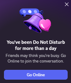 I think discord is trying to tell me something, but I'm not sure