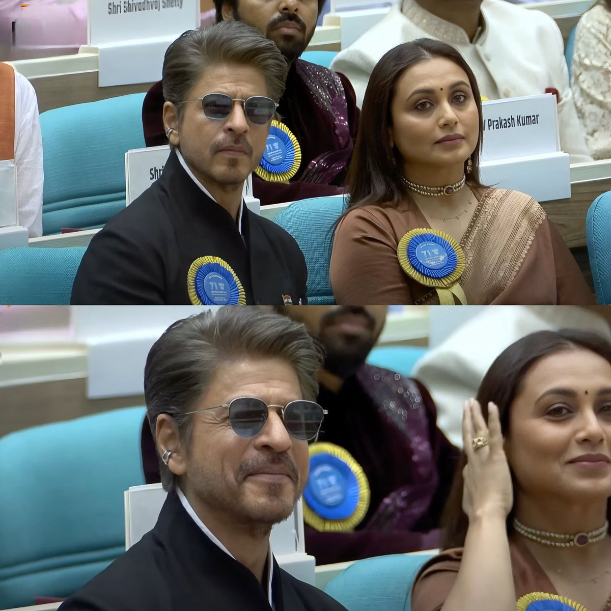 MissMalini's tweet photo. Iconic Kuch Kuch Hota Hai jodi [Tina and Rahul] at the National Award Ceremony ❤️

#71stNationalAwards

 #NationalFilmAwards #MissMalini #ShahRukhKhan #RaniMukharjee https://t.co/7ZsxzJ3vS6