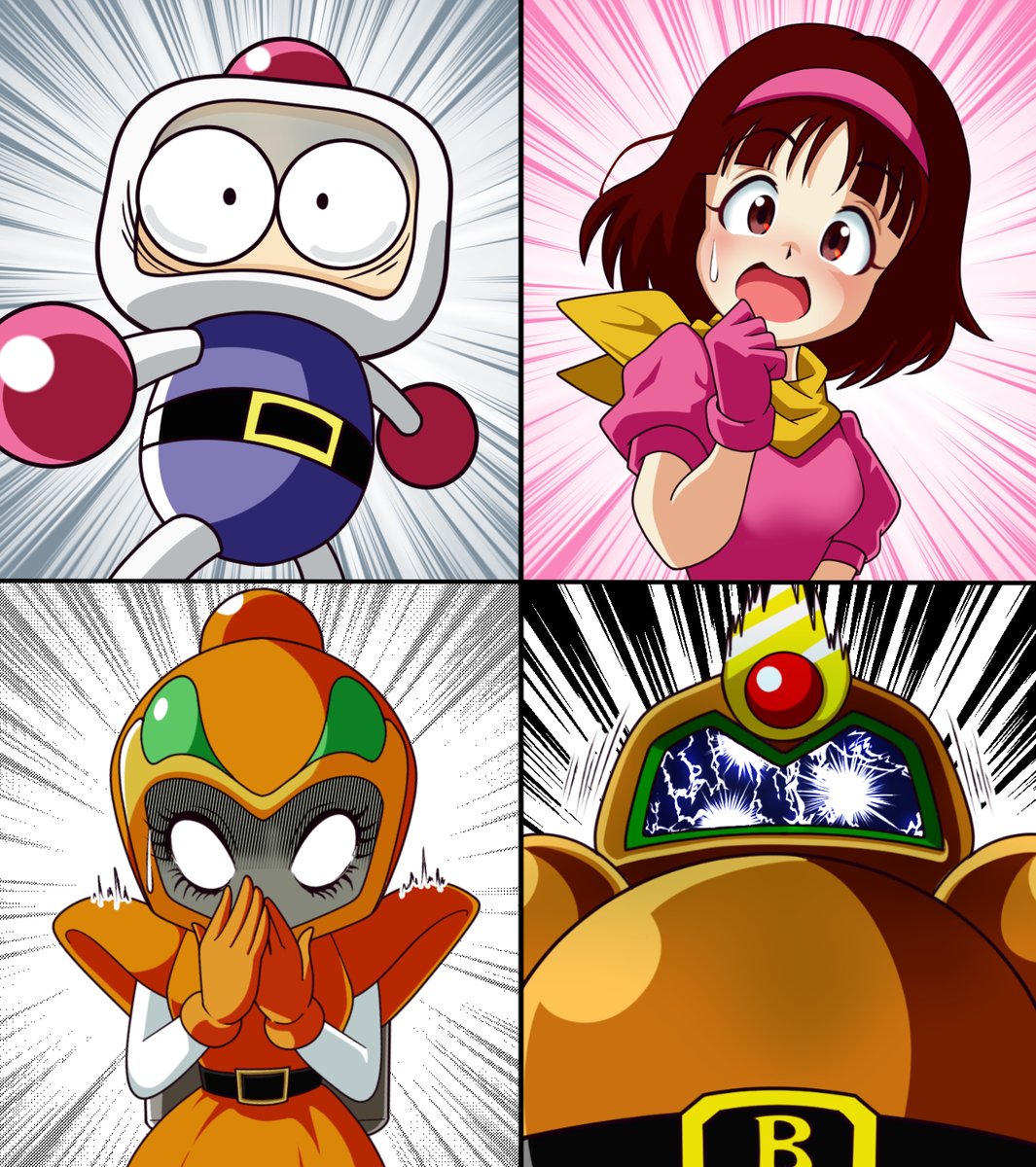 #ボンバーマン
#bomberman

がーん

ゴーレムボンバーはショートしてそう…