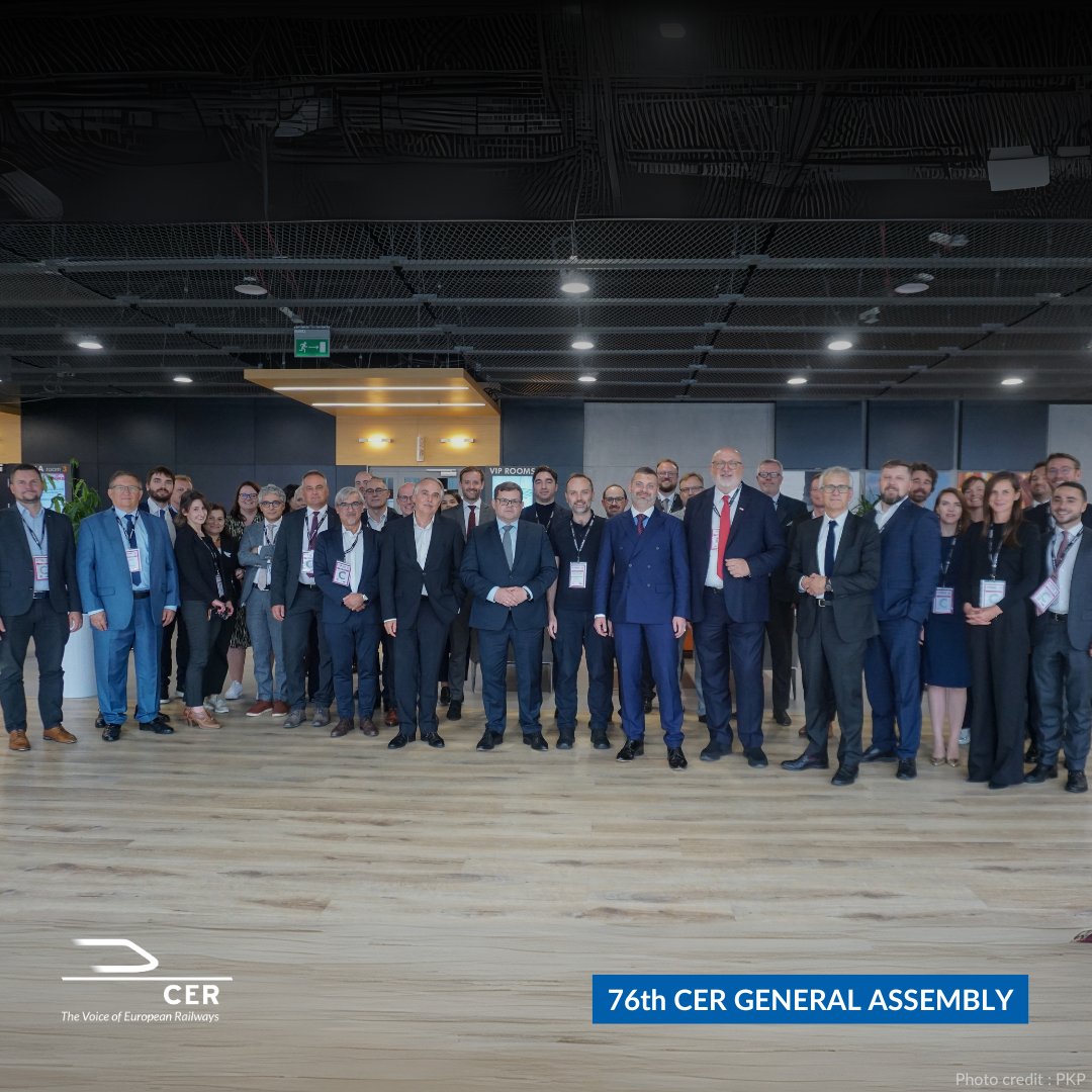 CER🚆 #OnTrackForEurope (@cer_railways) on Twitter photo European railways elect CEO Alan Beroud as new CER Chair and renew solidarity with <a href="/Ukrzaliznytsia/">Ukrainian railways || Укрзалізниця</a> colleagues 👇
Gathered in Gdańsk 🇵🇱 for the 76th CER General Assembly, major railways from across Europe voted on the composition of CER’s Management Committee.
(1/3) European railways elect CEO Alan Beroud as new CER Chair and renew solidarity with <a href="/Ukrzaliznytsia/">Ukrainian railways || Укрзалізниця</a> colleagues 👇
Gathered in Gdańsk 🇵🇱 for the 76th CER General Assembly, major railways from across Europe voted on the composition of CER’s Management Committee.
(1/3)