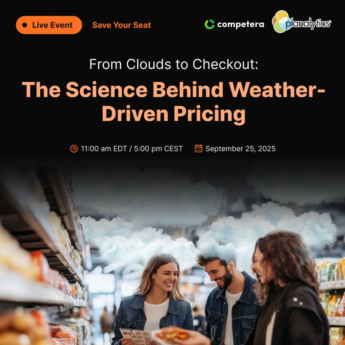 Competera_ai's tweet image. Our Senior Data Scientist Lena Boichuk and @Planalytics' Evan Gold will show you how AI can model these crucial shifts to boost your bottom line.
🗓️ Sept 25, 11 am EDT / 5 pm CEST ➡️ Register now: hubs.ly/Q03HZhY80