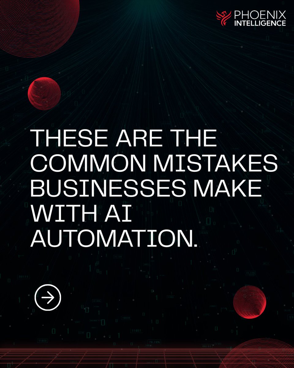 PhoenixAI_Lab's tweet image. Avoid costly AI mistakes! 🚀
Misusing AI = wasted time & money.
Phoenix Intelligence helps you implement AI the right way - driving smarter decisions & measurable growth.
👉 Supercharge your business: phoenix-intelligence.com
#businessai #aiautomation #aiconsulting