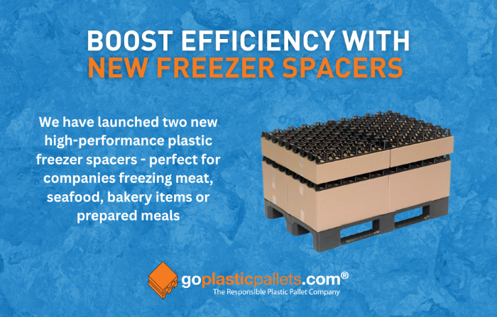 GOPLASTICPALLETS.COM LAUNCHES NEW FREEZER SPACERS TO HELP FOOD MANUFACTURERS BOOST COLD CHAIN EFFICIENCY
tinyurl.com/mr24t54b