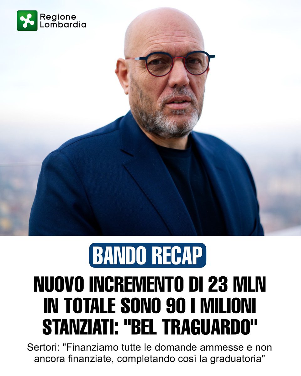 MassimoSertori_'s tweet image. 🔵🔵Nuovo incremento della dotazione del bando #RECAP pari a 23.447.798 euro, misura pensato per l'#efficientamentoenergetico di strutture e #impianti pubblici, tra cui sedi amministrative, #scuole dell'infanzia, primarie e secondarie di primo grado e #biblioteche. Considerando