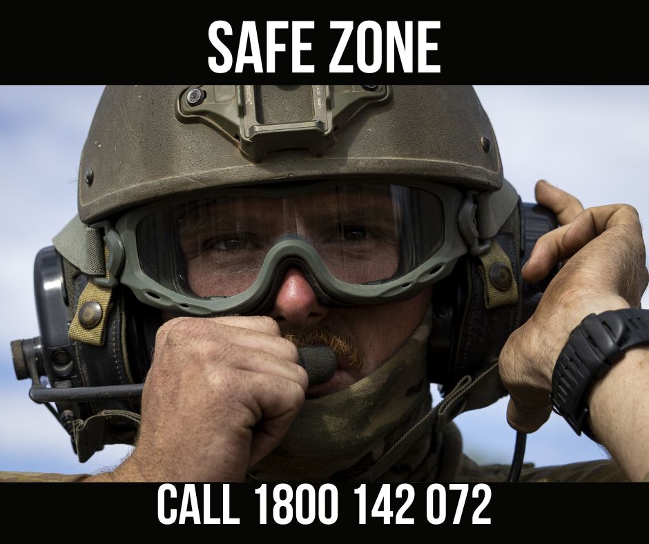 OpenArmsSupport's tweet image. It’s important to feel safe. 

When you contact Safe Zone, you don’t have to tell us who you are or where you served.  

For free, anonymous mental health support from people who understand the military experience, contact us 24/7. 

☎️ 1800 142 072