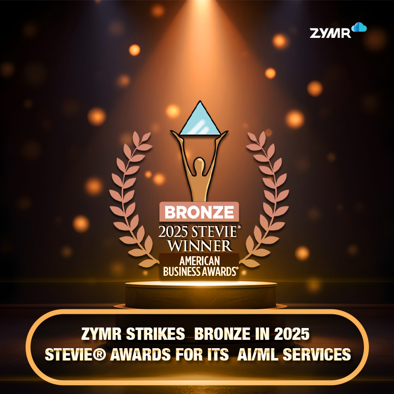 Zymr Wins Bronze Stevie® Award 2025 (AI/ML Solution Excellence)
From Forecasting to Fulfillment: AI/ML Services Driving Real-Time Retail Intelligence!
#Zymr # StevieAward2025 #AIML #Technology #Innovation