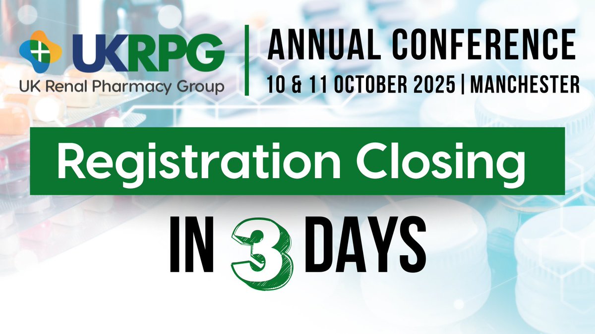 UK Renal Pharmacy Group tweet media