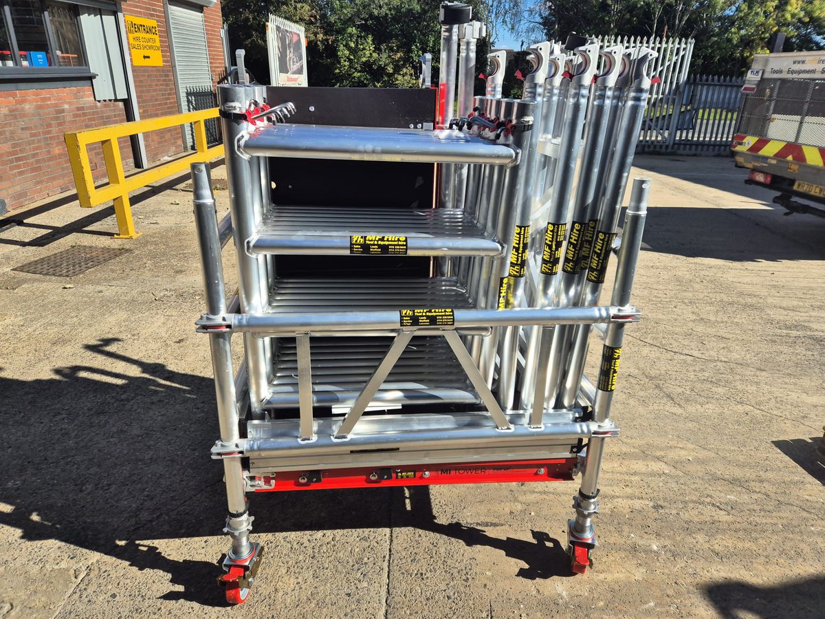 mfhire's tweet image. 🚨 New gear just landed! 🚨
Our MiTowers are now in stock and ready for hire 🧰 
✔️ Easy to build 
✔️ Compact &amp;amp; safe 
✔️Perfect for quick-access work 📞Book now with MF Hire 
#MFHire #MiTower #AccessSolutions #ConstructionHire
