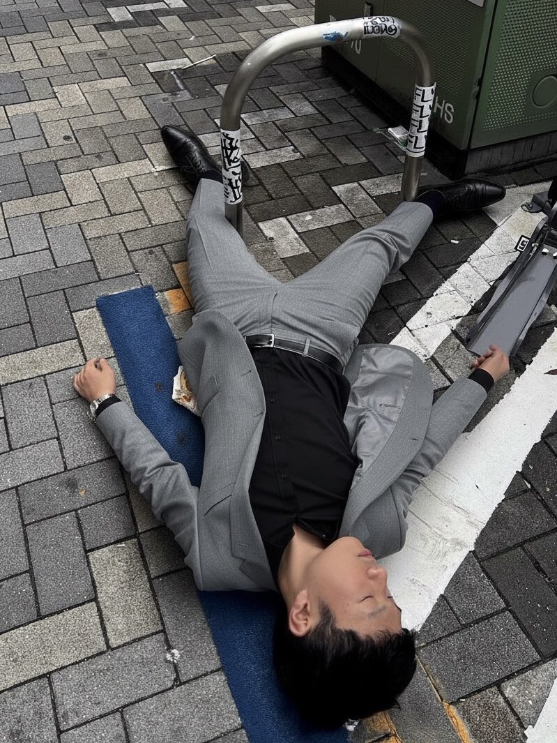 泥酔サラリーマン