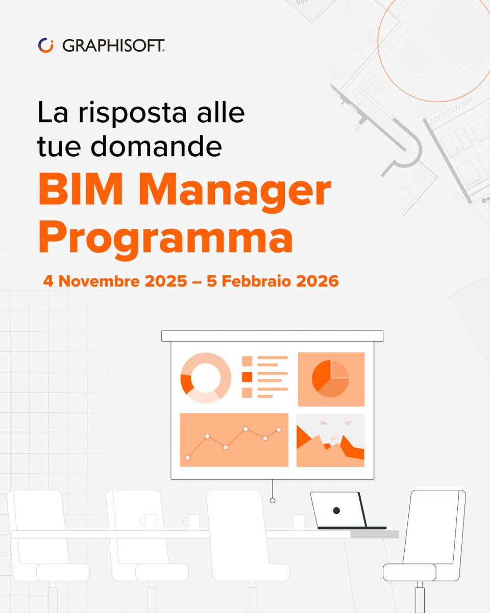 Dai slancio alla tua carriera.
Ottieni la certificazione in 10 settimane con il Graphisoft BIM Manager Program — formazione dal vivo, basata su progetti reali.
Inizio: 4 novembre 2025
Iscriviti ora: bit.ly/41H3bm4