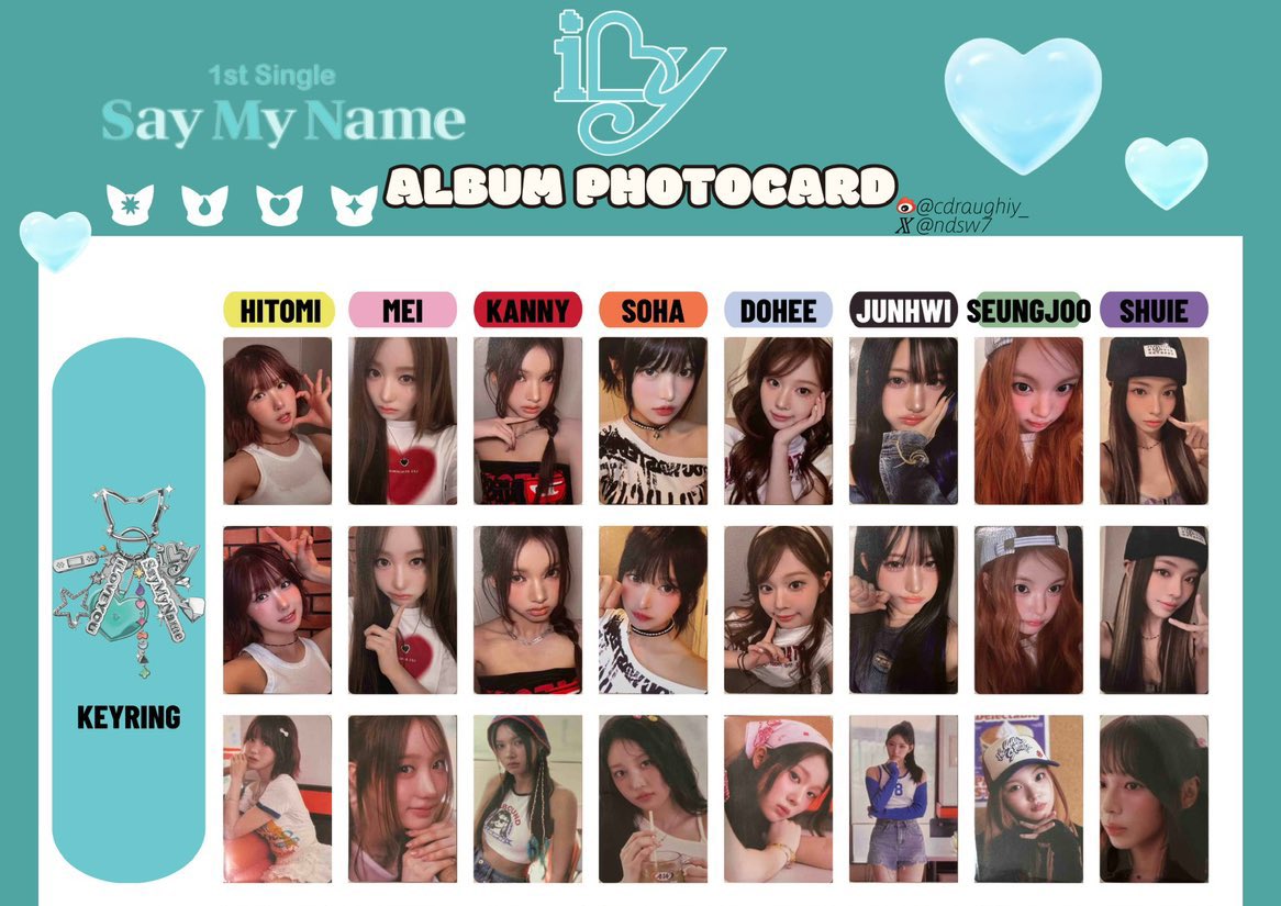Say My Name iLy アユクデ 2025 サノク トレカ カニ Say My Name iLy アユクデ 2025 サノク トレカ メイ