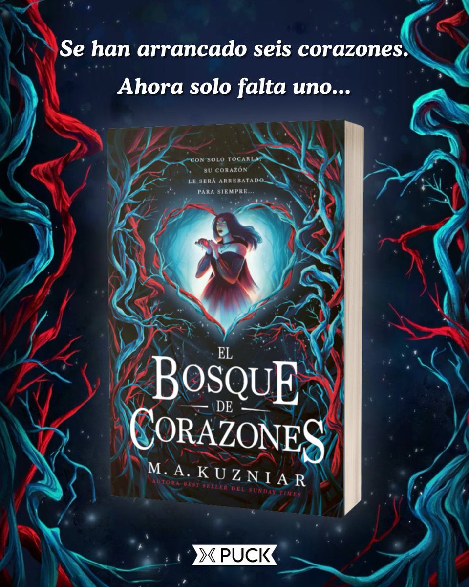 ⚠️ATENCIÓN⚠️

El 4 de noviembre <a href="/Puck_ed/">Puck España</a> publicará #ElBosqueDeCorazones de <a href="/thecosyreader/">Mia ~ M. A. Kuzniar</a>.

Un dark romantasy inspirado en Blancanieves. Pero esta vez, el cazador se convierte en la presa.

Traducción de <a href="/literal_lyd/">Lydia R. Pavón</a>.