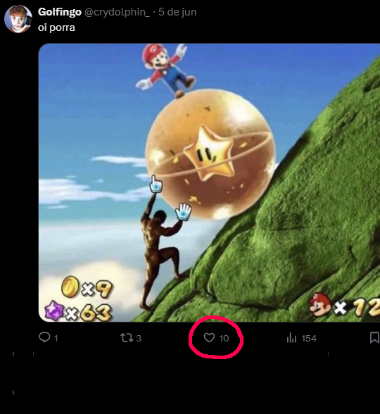 meu engajamento foi pro caralho mesmo