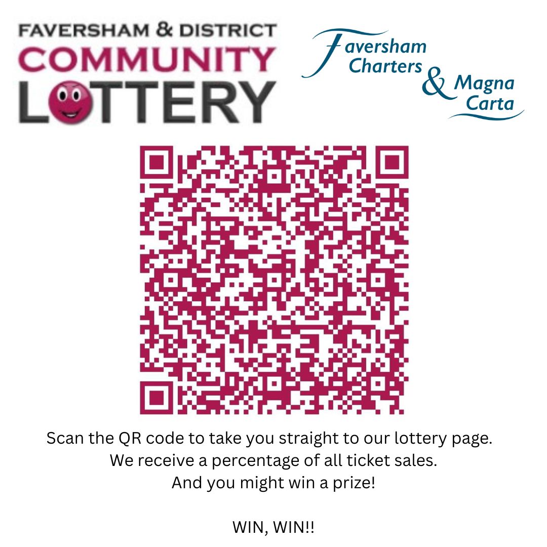 We need your help to support our education programme and with ongoing preservation costs.

For every ticket you buy, we receive a percentage!

Scan the QR code or use the following link to go directly to our page:
favershamdistrictlottery.co.uk/support/favers…

#favershamcharters #lottery
