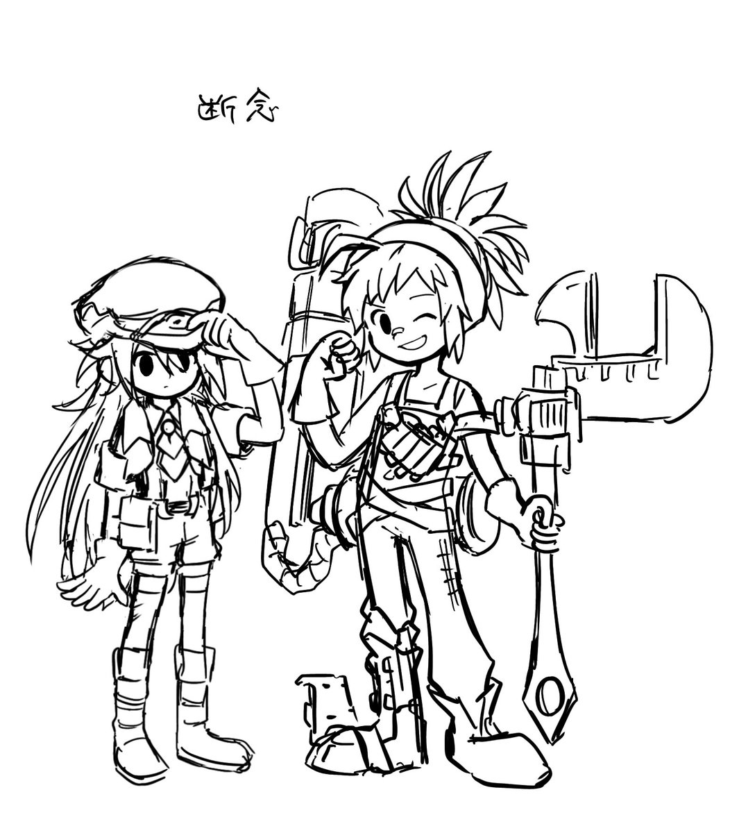 mtg030's tweet image. 遥か昔に描いてたパロディ未遂の落書きたち