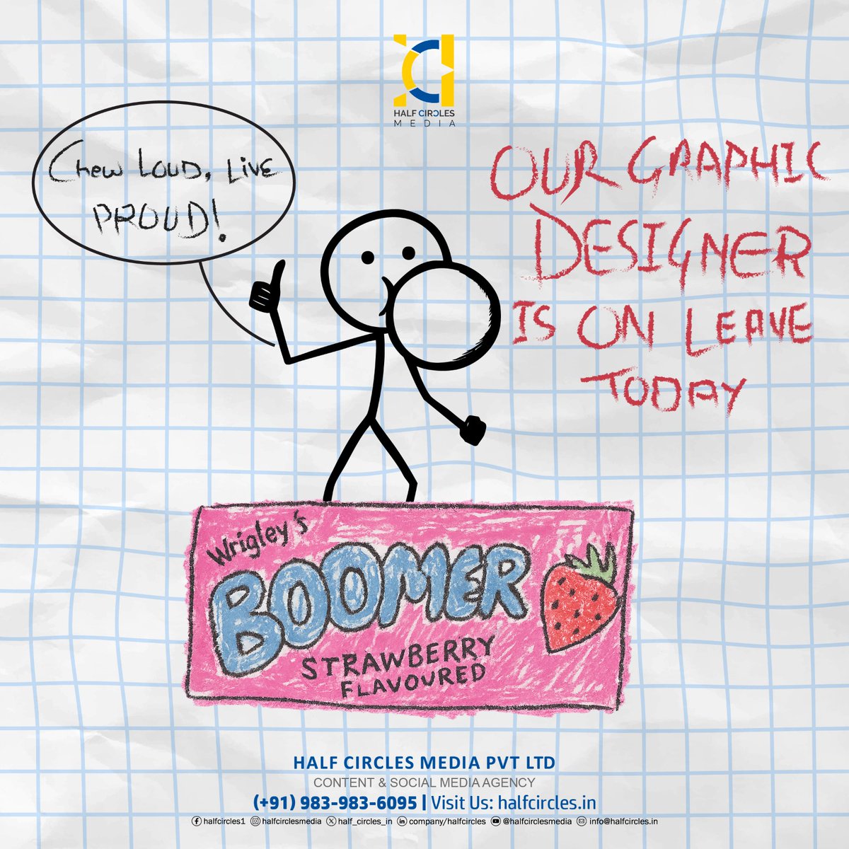 Half_Circles_IN's tweet image. When the graphic designer’s on leave… brands are serving chaos, wit, and meme-level creativity instead 😂 Imperfect is the new aesthetic!

@ColgateIndia @harpic_india  @BoomerIndia  @GhadiDetergent 

#OnTrend #RawMarketing #SocialMediaBuzz