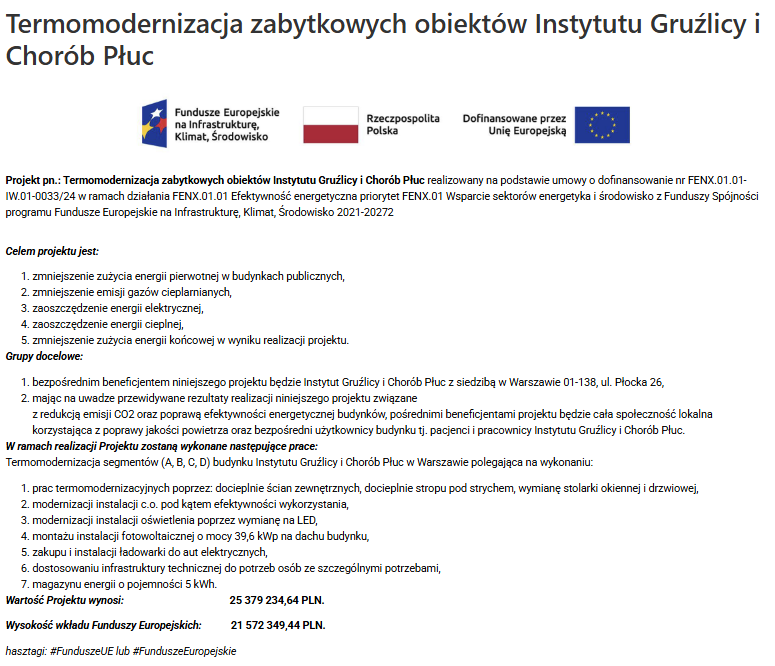 Instytut Gruźlicy i Chorób Płuc tweet media