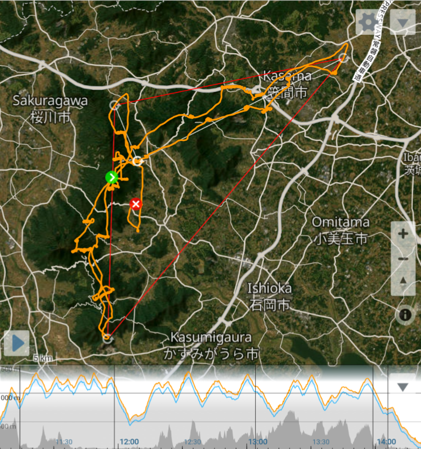 bopeep80m's tweet photo. 足尾、曇り東北東だけど寒気が入ってるので雲に取り付けば上がる好条件。11時に出て、東から条件が死ぬ前にダッシュで雲を伝って内原イオンゲット。戻ってから南下して宝篋山まで。
それにしても、テイクオフいい風に感じたのに浮かなくてビビった。油断禁物。
3TP 84km
https://t.co/eFTN0AQI7h https://t.co/T3aBaRbgiH