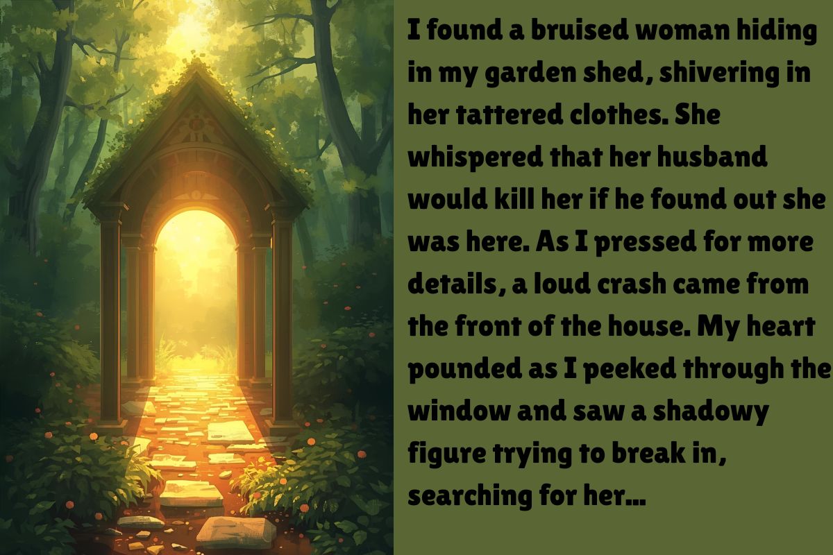 dailyviralstory's tweet image. I found a #bruised woman hiding in my #garden shed, shivering in her tattered clothes. She whispered that her husband would kill her if he found out she was here....
Read More Story👇
dailyviralcenter.com/a-shelter-of-k…